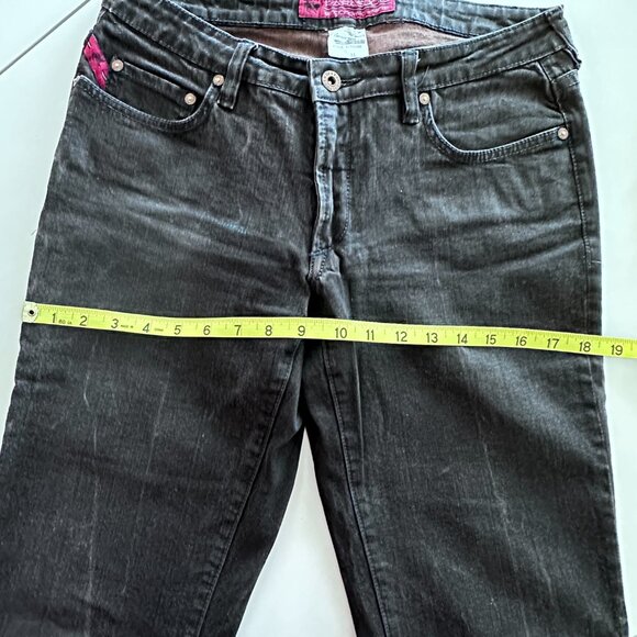 Vintage 90’s Parasuco Jeans sz 31 - Black- Bonus Backpack Bag - Picture 10 of 14